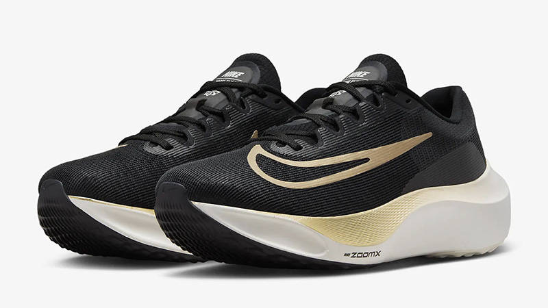 Nike Zoom Fly 5 ブラック/ゴールド サイズ25.0cm Nike Zoom Fly 5 - Black/Mtlc Gold Grain-Sail - Mens Shoes