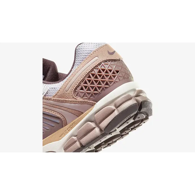 Nike start jordan 5 grey pink and purple green Dusted Clay HF1553-200 heel