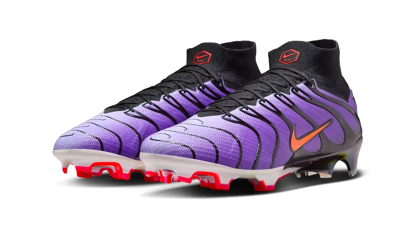 Nike's Mercurial Superfly 9 FG Voltage Purple Football Boot is Inspired  Directly by the TN Air Max Plus | The Sole Supplier