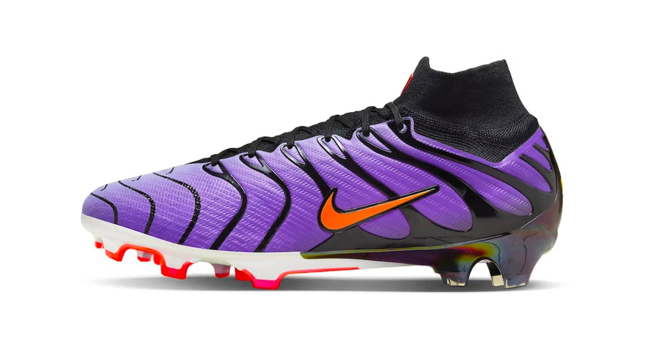 Nike's Mercurial Superfly 9 FG "Voltage Purple" Football Boot is Inspired Directly by the TN Air Max Plus