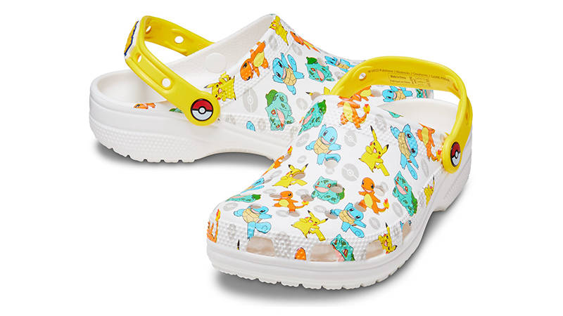 Pokémon x Crocs Classic Clog White Multi 207765-94S Front
