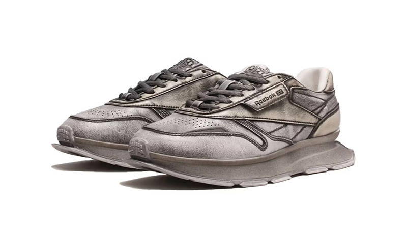 Reebok LTD Classic Leather Overdyed Gravel side