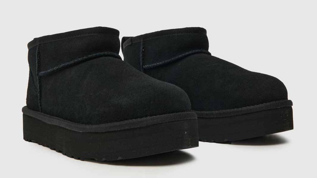 UGG Classic Ultra Mini Boot GS Black Front