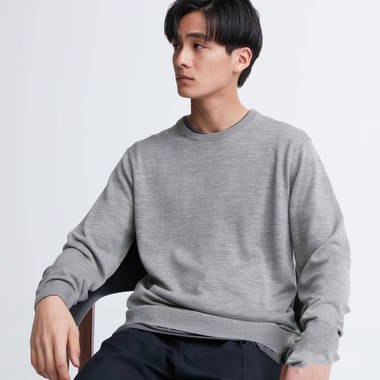 UNIQLO Fleece Button-Up Pullover
