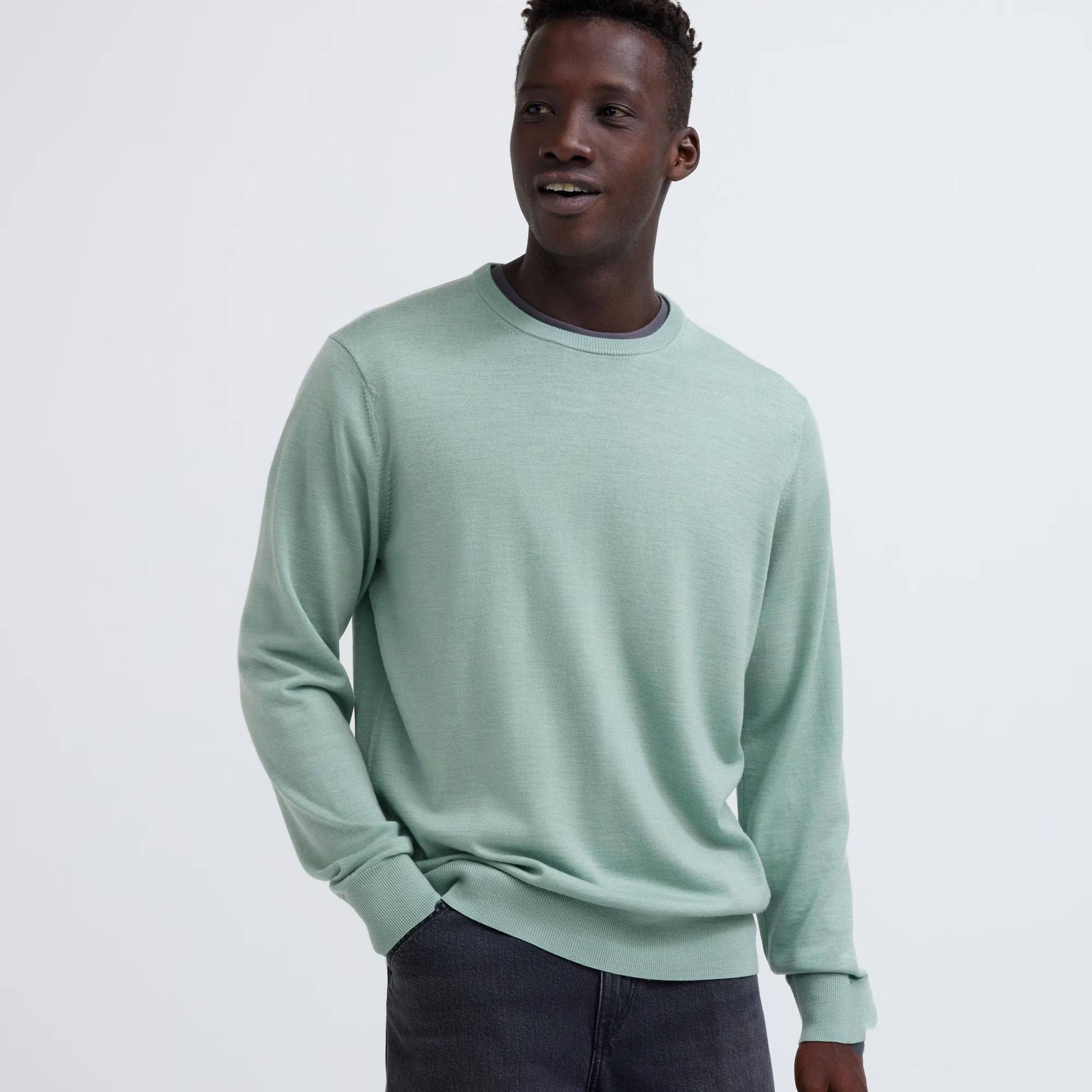 Uniqlo 2025 green jumper