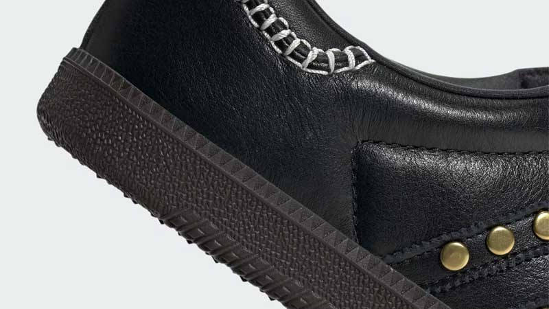 Wales Bonner x adidas Samba Black Gold Closeup