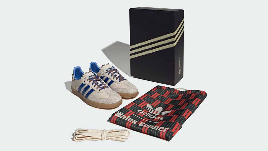 Wales Bonner x adidas Samba White Blue Pack