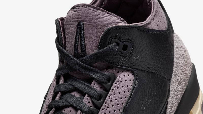 A Ma Manire x Air Jordan 3 OG SP Black Side Closeup