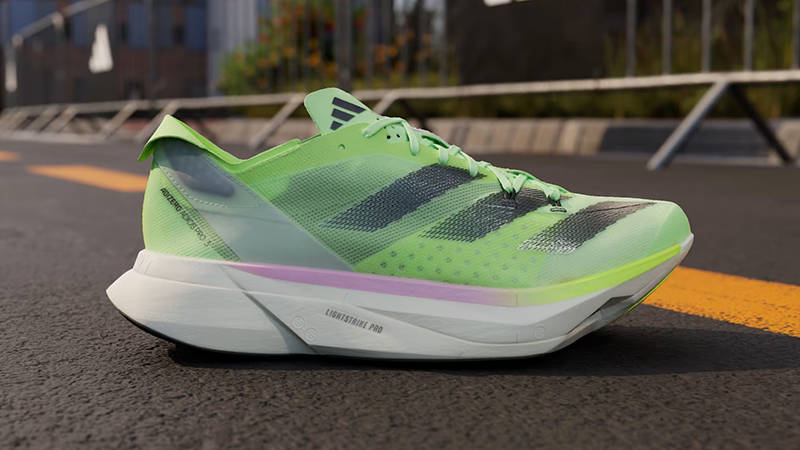 adidas Adizero Adios Pro 3 M Green Spark Lemon IG6445 Side