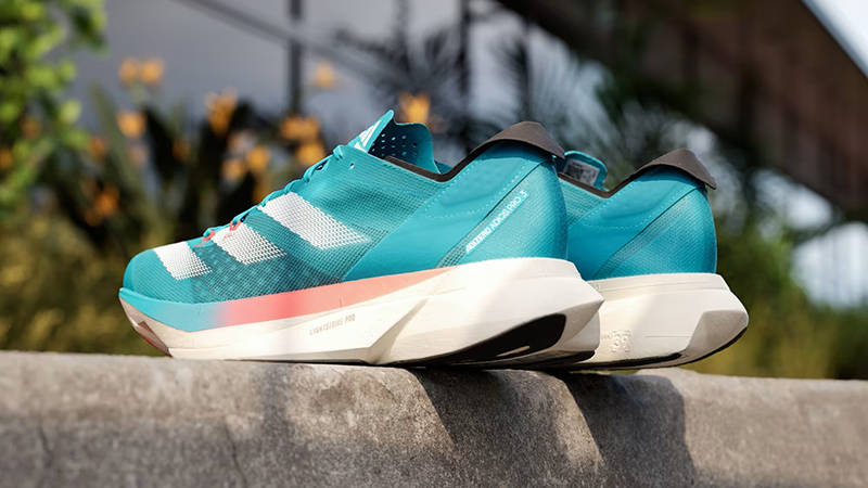 adidas Adizero Adios Pro 3 M Lucid Cyan White ID8468 Back