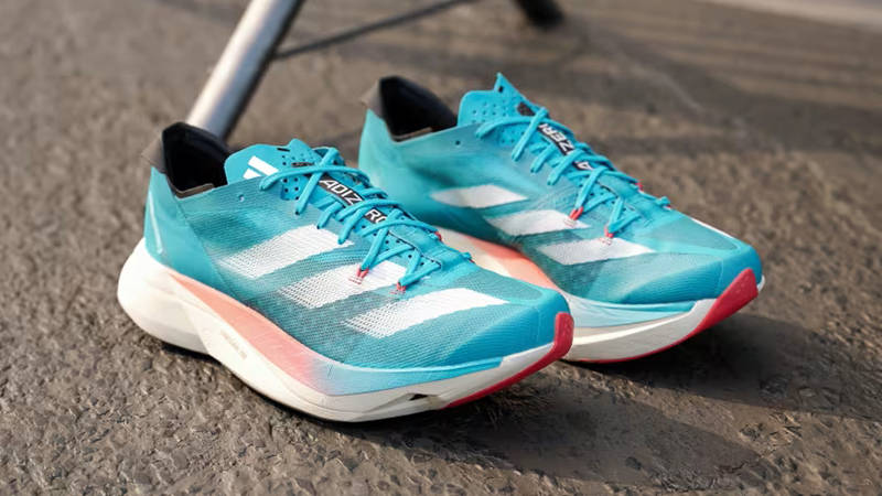 adidas Adizero Adios Pro 3 M Lucid Cyan White ID8468 Side