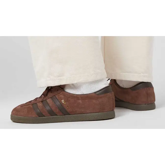 adidas Dublin Brown size? exclusive On Foot
