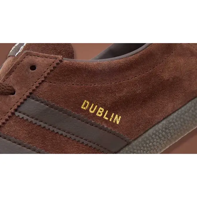 adidas Dublin Brown size? exclusive Side Closeup