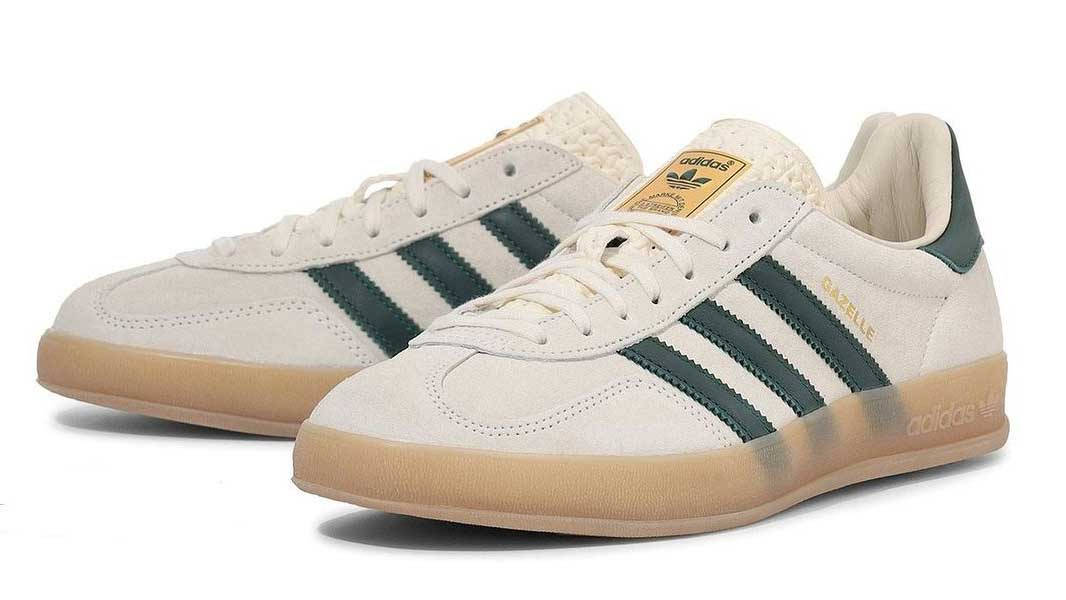 adidas gazelle silver green womens adidas Gazelle Indoor main image 1