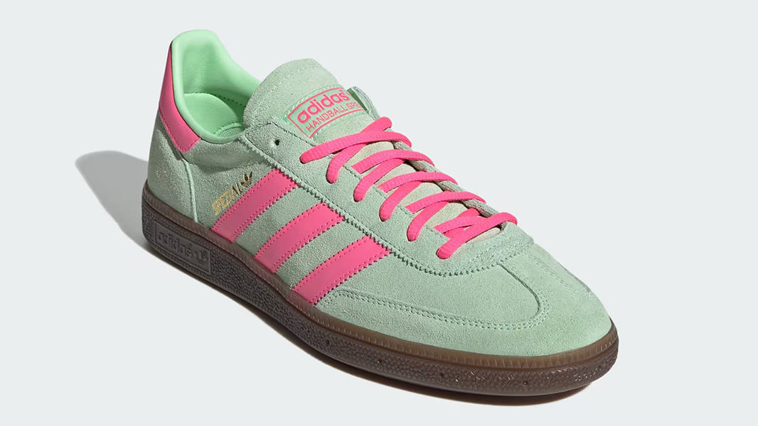 adidas Handball Spezial Green Lucid Pink IH7498 Side