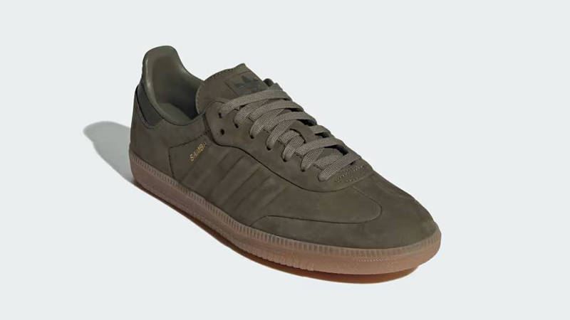 adidas Samba Green Olive Strata front