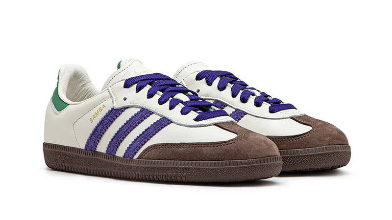 adidas Samba OG Off-White Purple front
