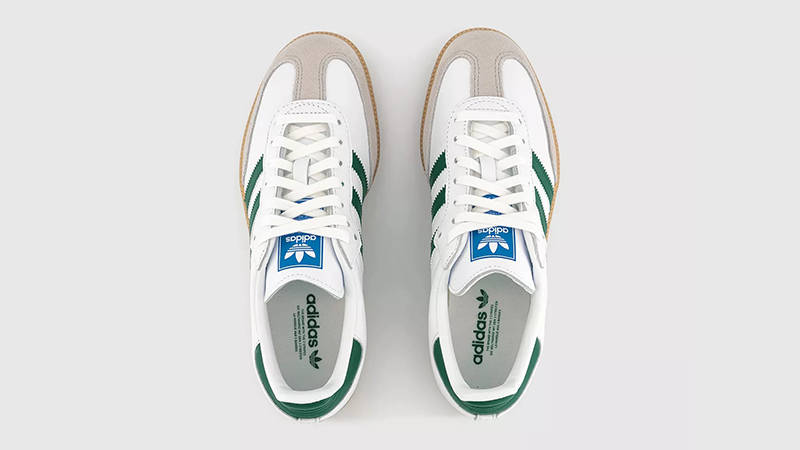 adidas Samba OG White Collegiate Green Gum IE3437 Top