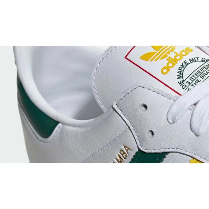 adidas word Samba Reggae Pack White Closeup