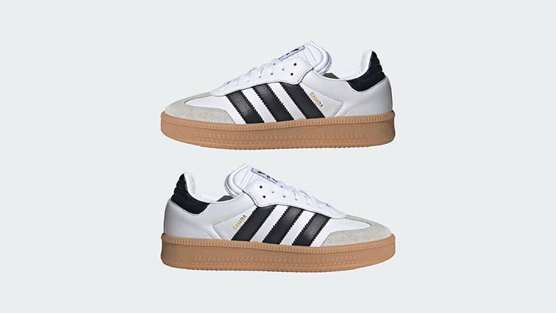 adidas Samba XLG White Black Gum feature