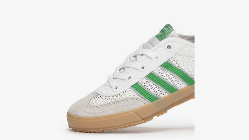 adidas Tischtennis White Green toe area