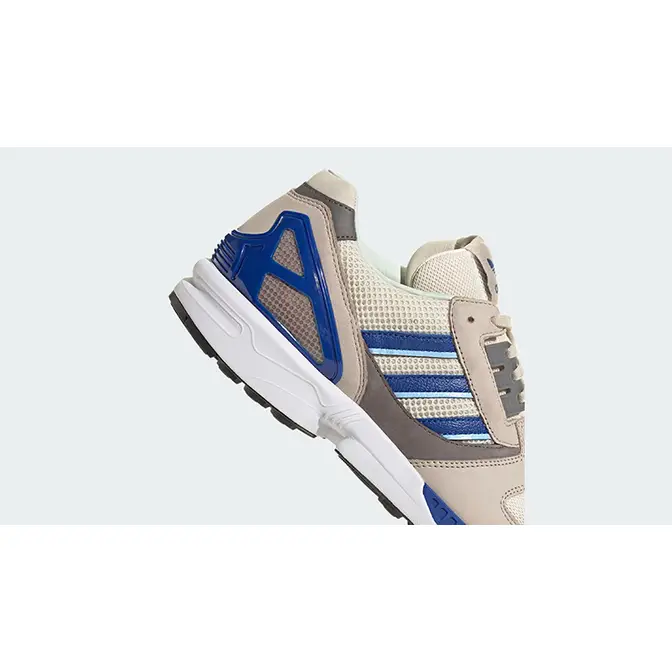 adidas ZX 8000 Wonder White Blue heel