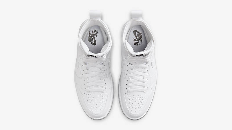 Air Jordan 1 Brooklyn Boot Triple White FJ5737-111 Top
