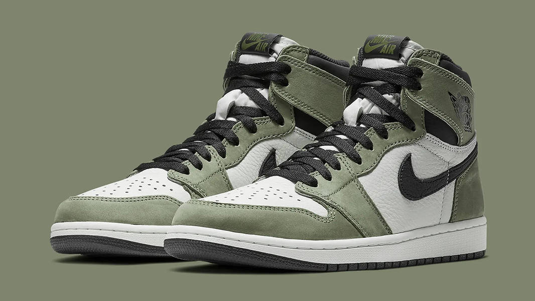 Olive green retro 1 on sale