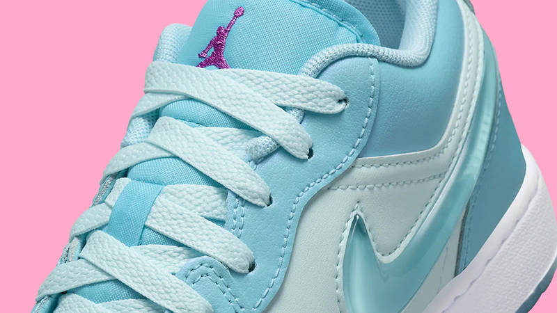 Air Jordan 1 Low GS Aquarius Blue FN7366-400 Detail