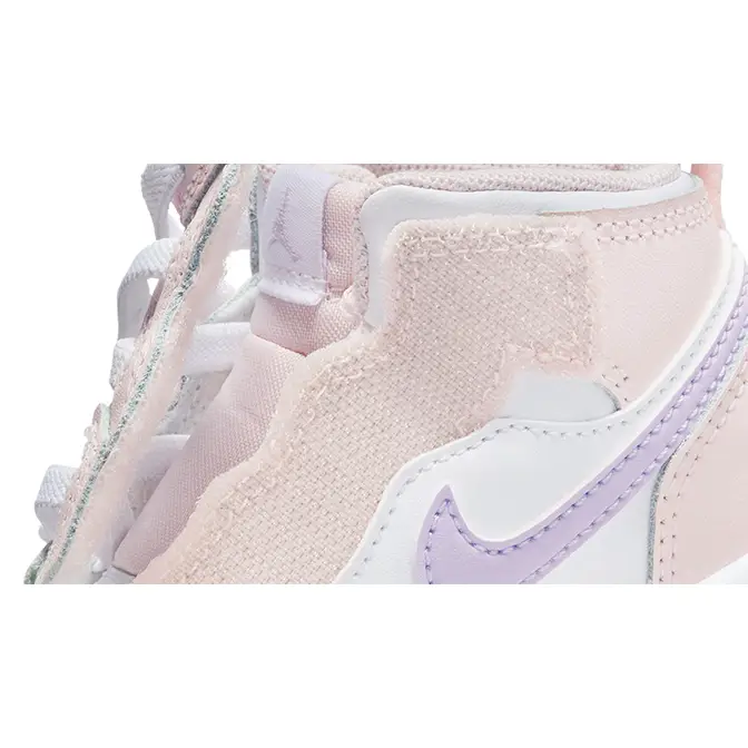 Jordan 1 Low Se Light Olive Toddler Pink Wash FQ1310-601 Detail