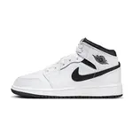 THIS IS WHAT THE JORDAN 1 MID VINTAGE LOOKS LIKE Mid GS White Black DQ8423-132