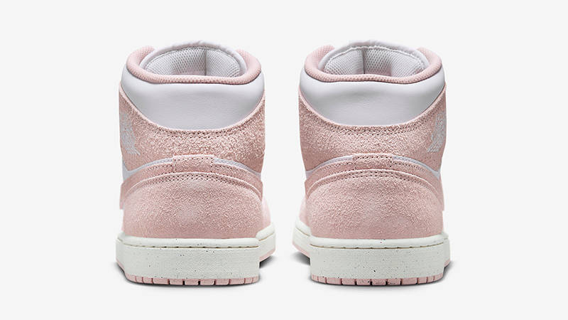 Air Jordan 1 Mid Pink Suede FN5215-161 Back