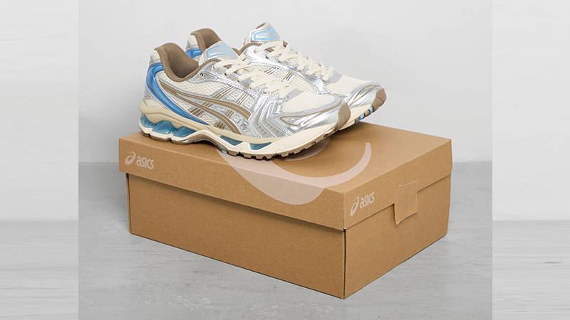 ASICS Gel-Kayano 14 Cream Pepper 1202A056-113 on box