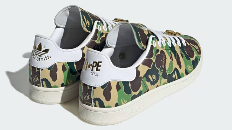 BAPE x adidas Stan Smith 30th Anniversary Camo Where To Buy IG8949