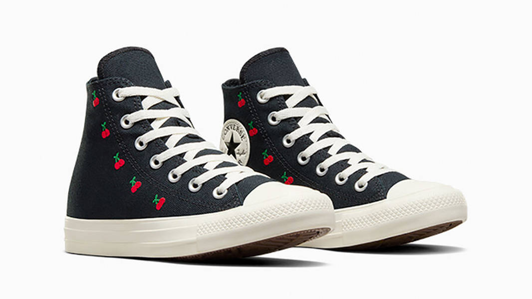 Converse Chuck Taylor Cherries High Black Red A08142C Front