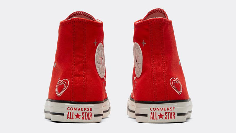Converse Chuck Taylor Y2K Heart Red back