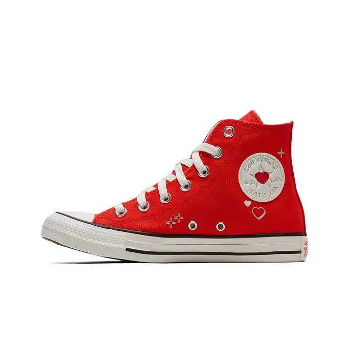Converse Chuck Taylor All Star Unicorn Pre School Shoes Heart Red