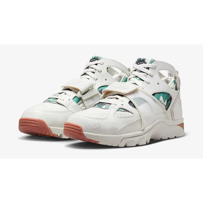 Corteiz x Nike Air Trainer Huarache Light Bone FQ8793 002 The Sole Supplier