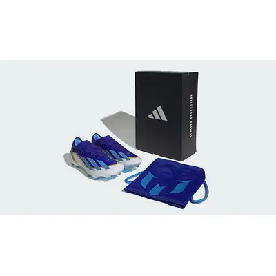 Crazyfast x adidas Messi Elite Firm Ground Boots Lucid Blue ID0710 Front