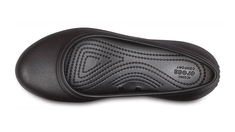 Crocs At Work Flat Black 205074-001 Top