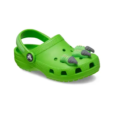 Крокси crocs розмір 31-32 Dinosaur Toddler Green Slime 209700-3WA Side