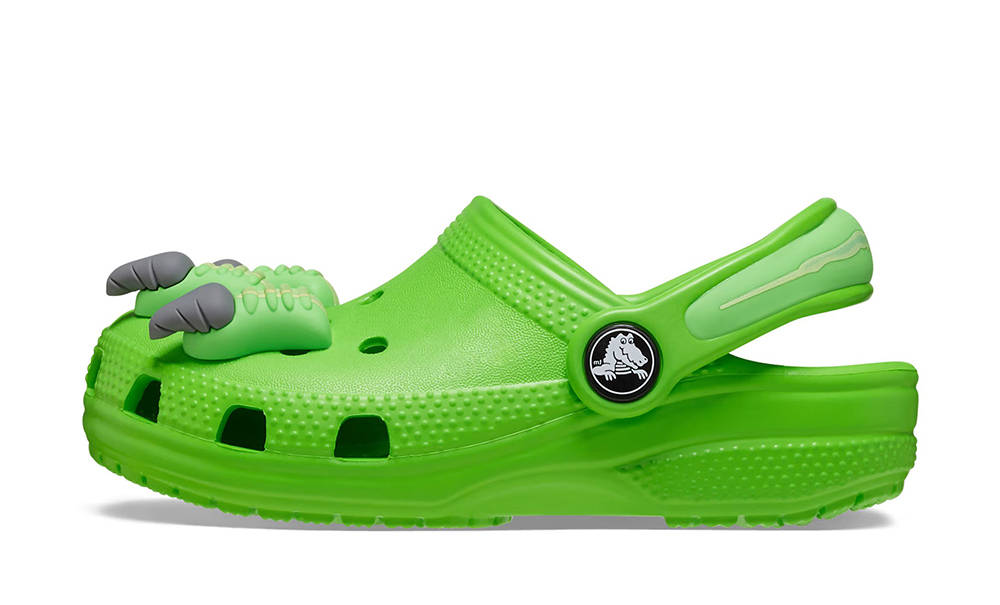 Crocs Classic Clog I AM Dinosaur Toddler Green Slime
