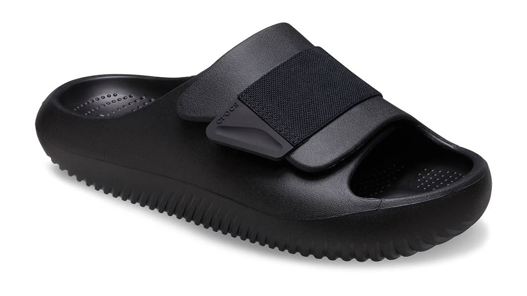 Crocs Mellow Luxe Recovery Slide Black 209413-001 Side