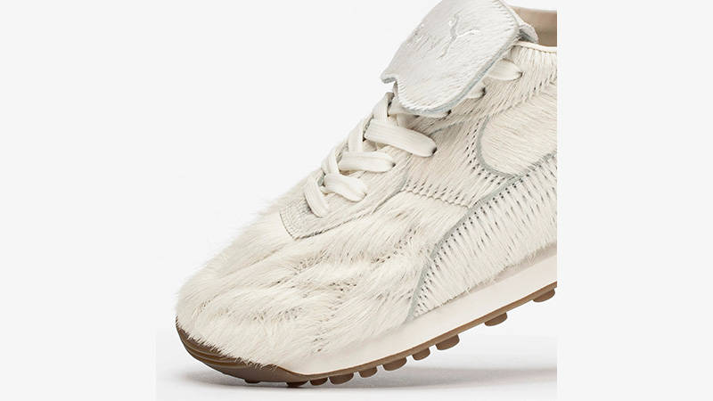 Fenty x PUMA Avanti Pony Hair Warm White toe area