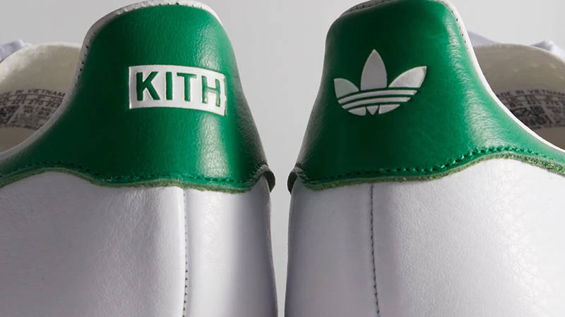 KITH x adidas Gazelle Indoor White Green IH2515 Detail 3