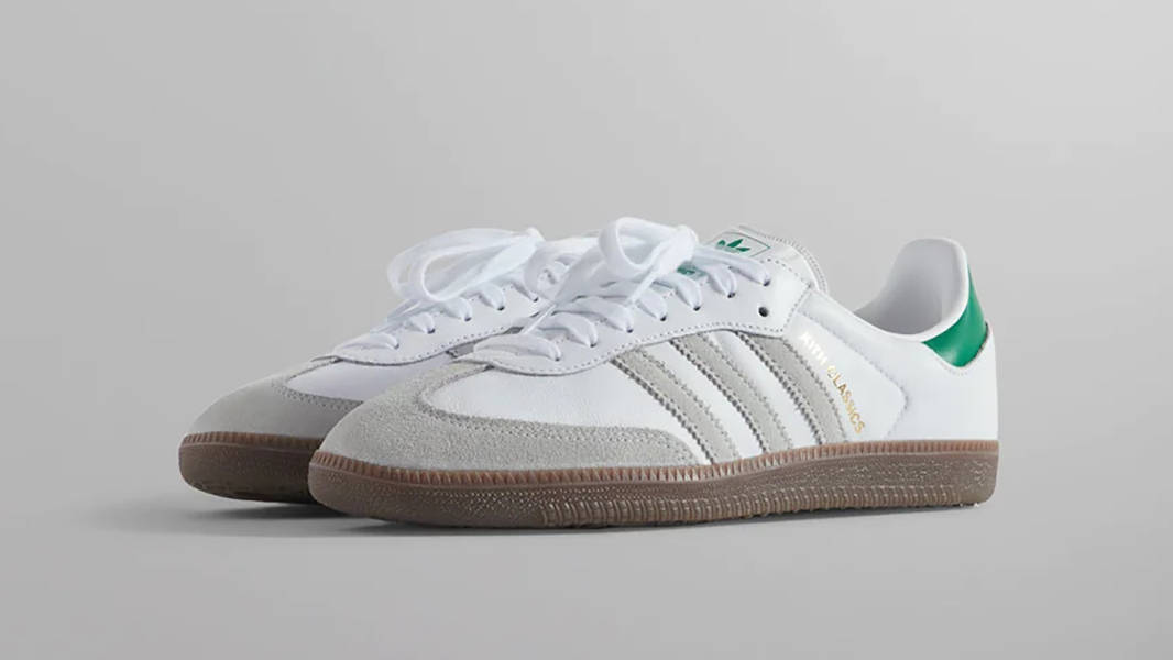 KITH x adidas Samba OG White Green FX5398 Front