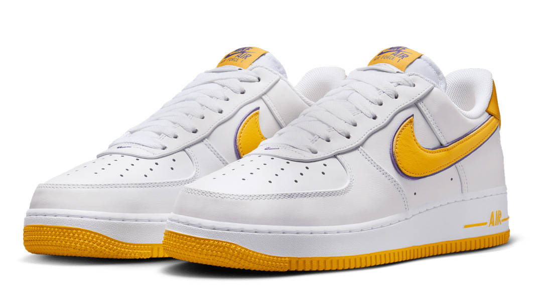 Kobe Bryant x Nike Air Force 1 Low White Yellow Front