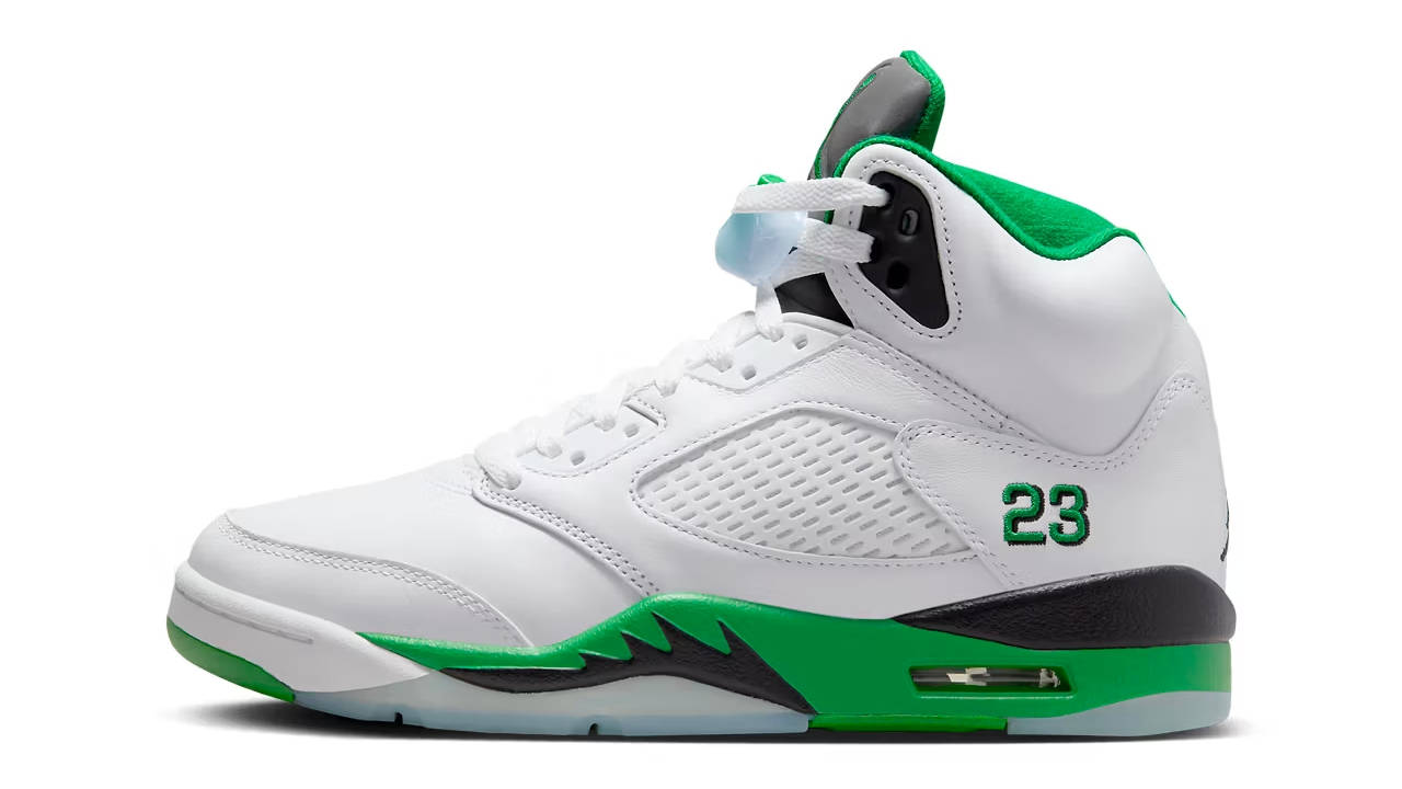 The Air Jordan 5 Appears In "Lucky Green"