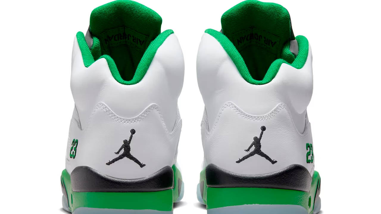 The Air Jordan 5 Appears In "Lucky Green"