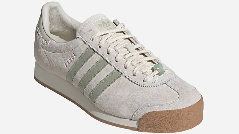 Maha x adidas Samoa White Green front side